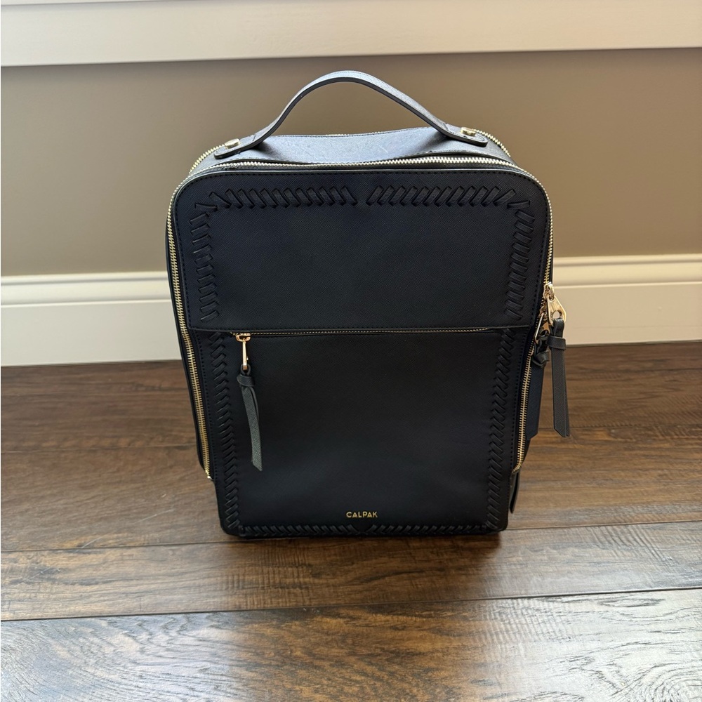 Gently Used Black Kayla 15 inch Calpack laptop backpack